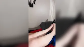 Making My Sub Hubby Suck My Feet While Toes Smothering
