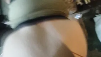 Huge ass bimbo loves being used as a cum dumpster