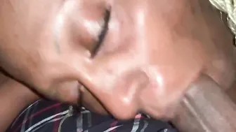 I Parked His Cock Into My THROAT 