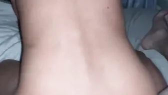 Amateur Mom takes DEEP reverse cowgirl