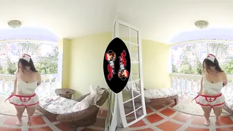 VRLatina - Gigantic Boobies Kardashian Look-a-like Hispanic Fucking VR