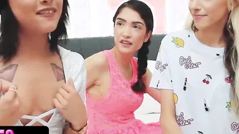 Lucky Bro Vs three Cam Girls - Jericha Jem Hime Marie Holly Hendrix
