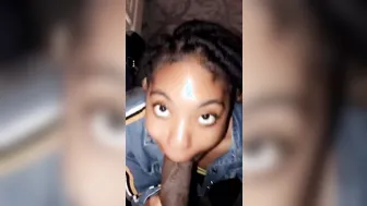 That moment she looks up and told me happy birthday gigantic daddy my dick so fucking rough