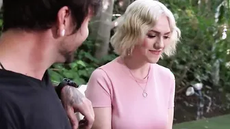 Erotic America - Big Tit rich chick Gracie Gates hooks up with bad boy while parents are out