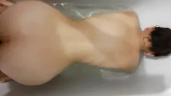 Banged a quick neighbors inside the shower until his wifey came back