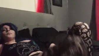 SMoKing into stockings