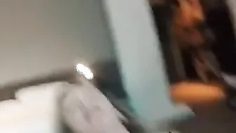 Cumming On Her Pink Dildo While Blowing Penis