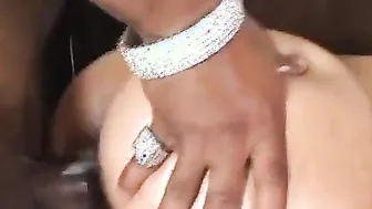 Pierced african hoe is fucking with long african schlong