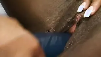 Blond lesbians having sex with dildos