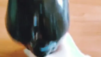 Jerking off my african vibrator