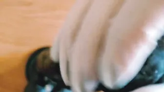 Jerking off my african vibrator