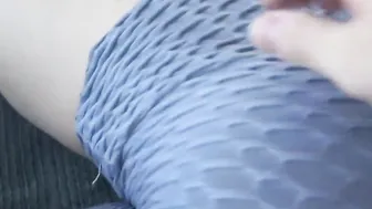 Bent Over porn video – Photographer Bents Aubree Fitness Yoga Influencer over for Sex