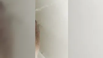 old hooters bouncing and gets covered with cum