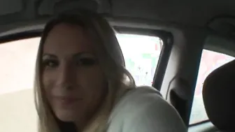 pov blonde teens banged after she blows rough penis