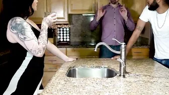 Amilia Onyx cheating on her husband with his best friend Majiik on thickasf.com