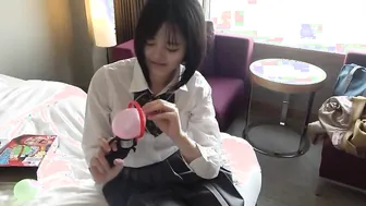 Japanese bimbos into 18 yo uniform getting her vagina plowed into a hotel. Her natural titted are pretty. Hardcore with gigantic