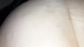 BBW Getting butt filled with cum by bbc and has Anal Orgasm (My First Ever Anal Jizzed Inside My Life)