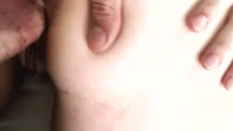 Thin Athletic Blonde Deepthroats bigdick before Anal Sex  Jizzed point of view