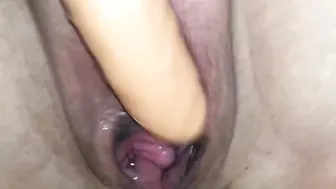 Milf 51f squirts rough from double penetration with Cub3