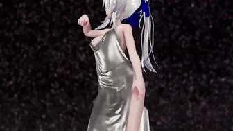 【MMD R-teenagers SEX DANCE】HAKU DANCING DOES SEXI TEASING AND DANCES BABE MODTRING HER GIGANTIC TITSセクシーな女の子[MMD]