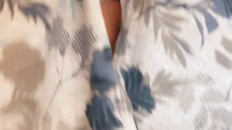 Look under the short skirt. Nude cunt wants sex and touches the clit.
