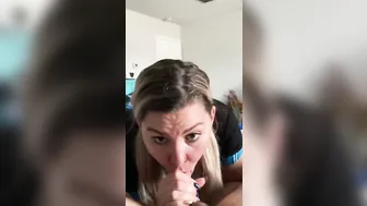 pov Bordhousewife offer irresistible fellatio