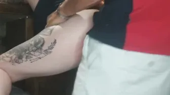 Shaun fucks me from behind and spanks my booty