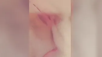 Talking filthy while I play with my twat