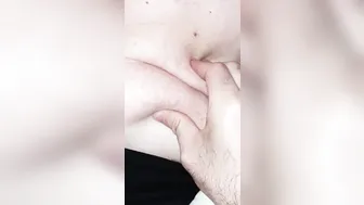 Fucking our navels with my lover