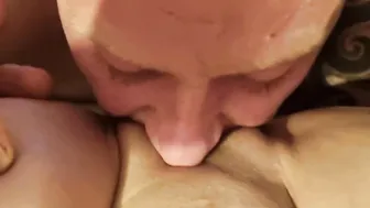 point of view Sloppy Soak Squirt with a pretty plowed - Miss19Red