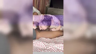 Made him cum into three minutes see me slurp his nut out of my hand