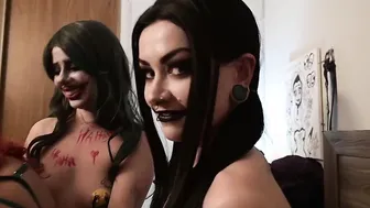 Harley Quinn x Poison Ivy x Joker 3Some Porn