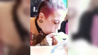 Sloppy Deeply bj gagging