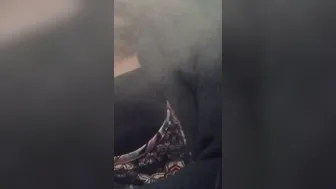 Natural blonde hits her bong