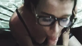 Sara Polish milf Cum on glasses