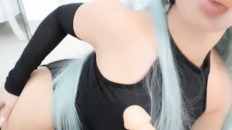 Elizabeth from seven deadly sins cosplay huge butt and gigantic jugs bimbos sucking off 2 toys
