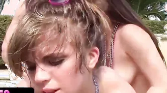 Hardcore Group Sex Banging During Independence Day