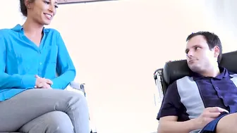 Poor hubby watches as his ex-wife is gets boned by their therapist