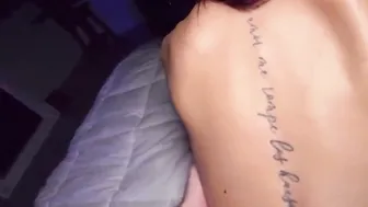 Bae big boobed hispanic amateur 19 year old blows and fucks a huge dick on camera