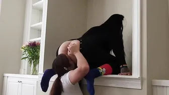 Plowed my Cutie step sister inside law while helping me clean