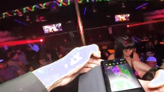 Anal performance with my girlfriends inside adult club and I stuff her butt