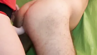 Fingered and FUCKING MY STEPBROTHER inside the butt and he had cum on sofa