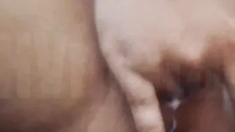Feeling so turned on that I cum very quick oozing orgasm coming out from my sweet tight vagina