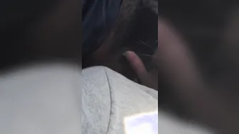 Road oral sex beauty small hoe blowing penis on a road trip