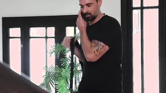 Erotic America - Gigantic tit Hispanic Eve Marlowe lets friends hubby nailed her on his birthday