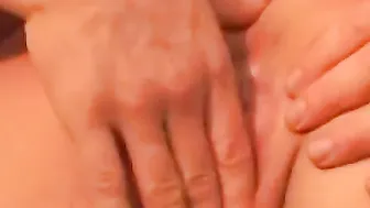 Slutty blonde is videotaped gets bent over by bro