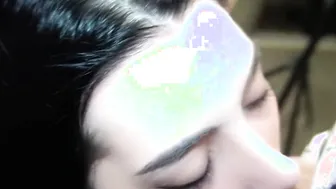 PRETTY WORKER SUCKS AND SWALLOWS CUM. HONEY HAZE