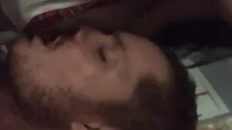 Oldie but goodie Sensual school cunt with mouth getting taught a lesson on penis ride