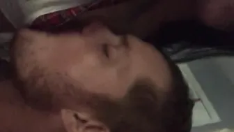 Oldie but goodie Sensual school cunt with mouth getting taught a lesson on penis ride