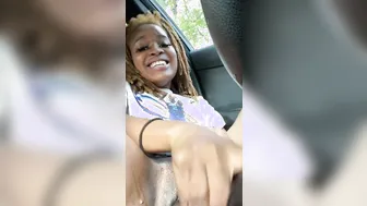 A CREAMY SQUIRTING MESS OUTDOOR.